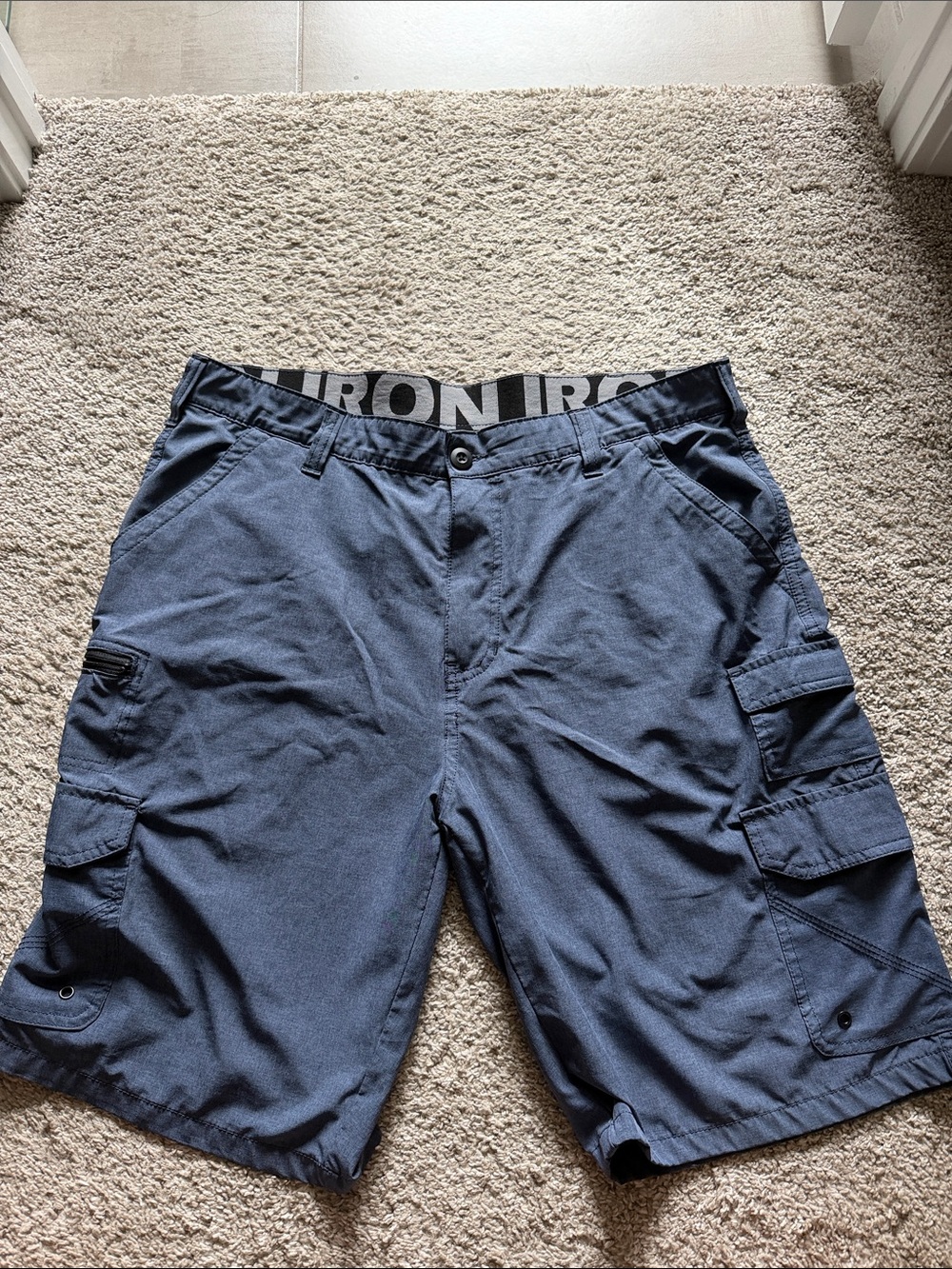 Men's Navy Cargo Shorts